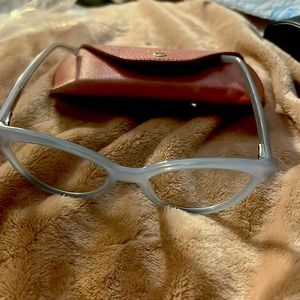 Kate spade glasses like new icy blue with case, pink